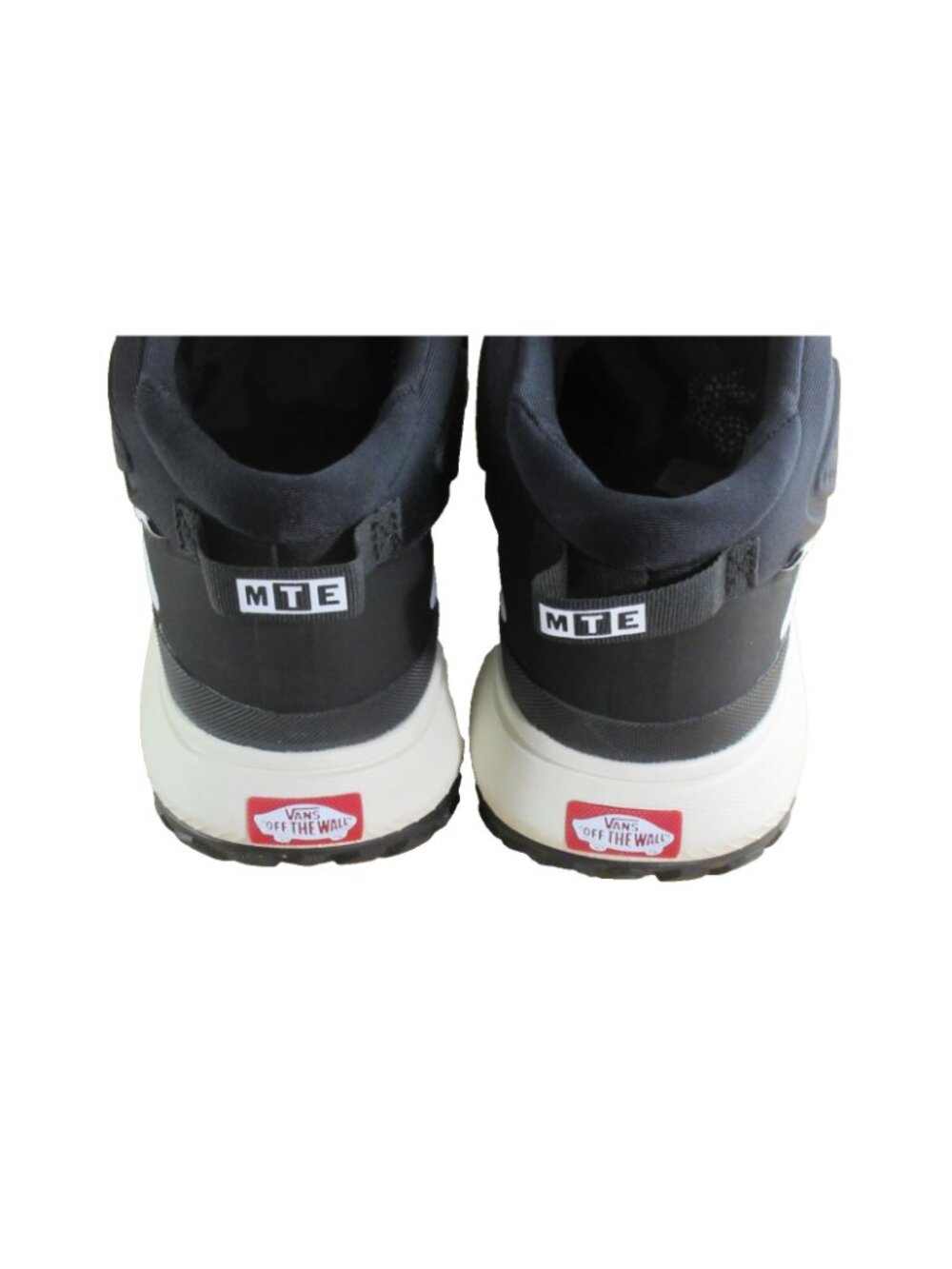 Vans Men's Mte Crosspath Mid Trail Shoes Black White All Weather Sizes NEW - Picture 5 of 7